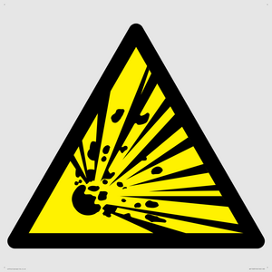 Warning Symbol: Explosive material
